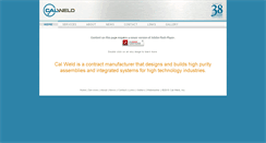 Desktop Screenshot of cal-weld.com